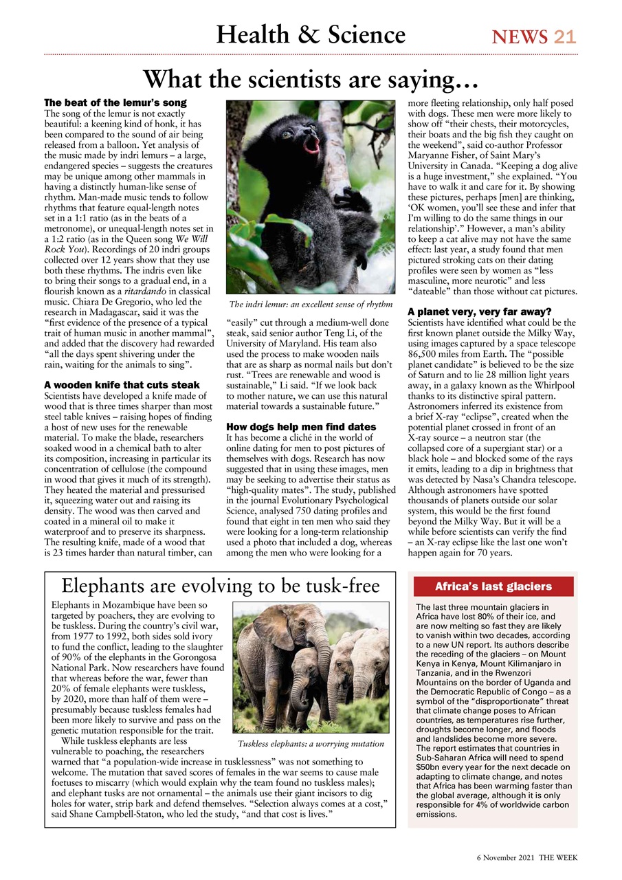 The Week Preview Pages