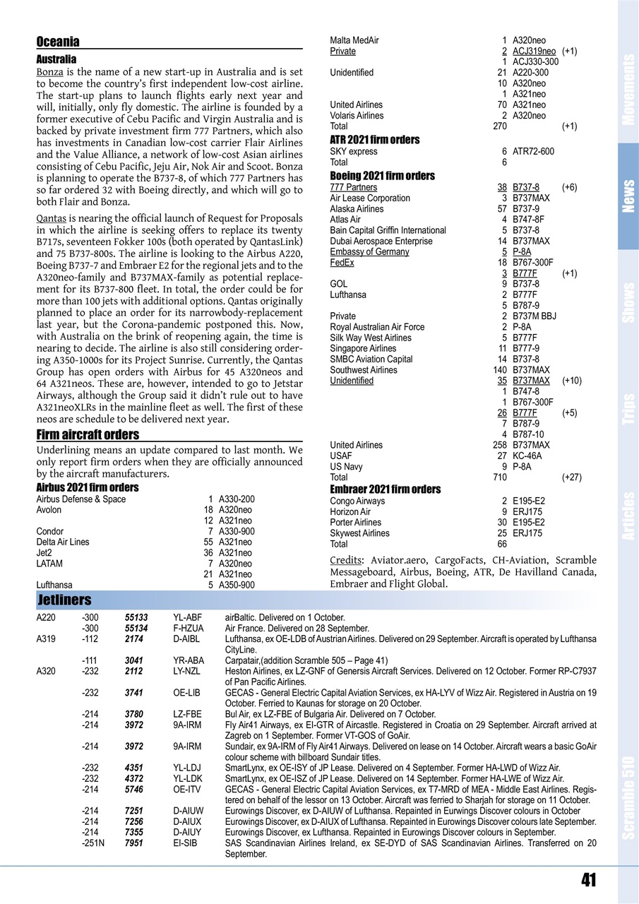 Scramble Magazine Preview Pages