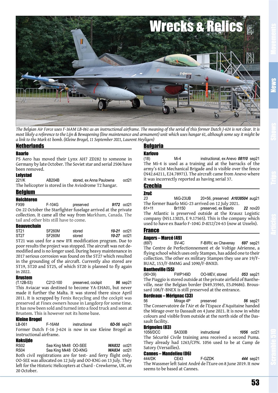 Scramble Magazine Preview Pages