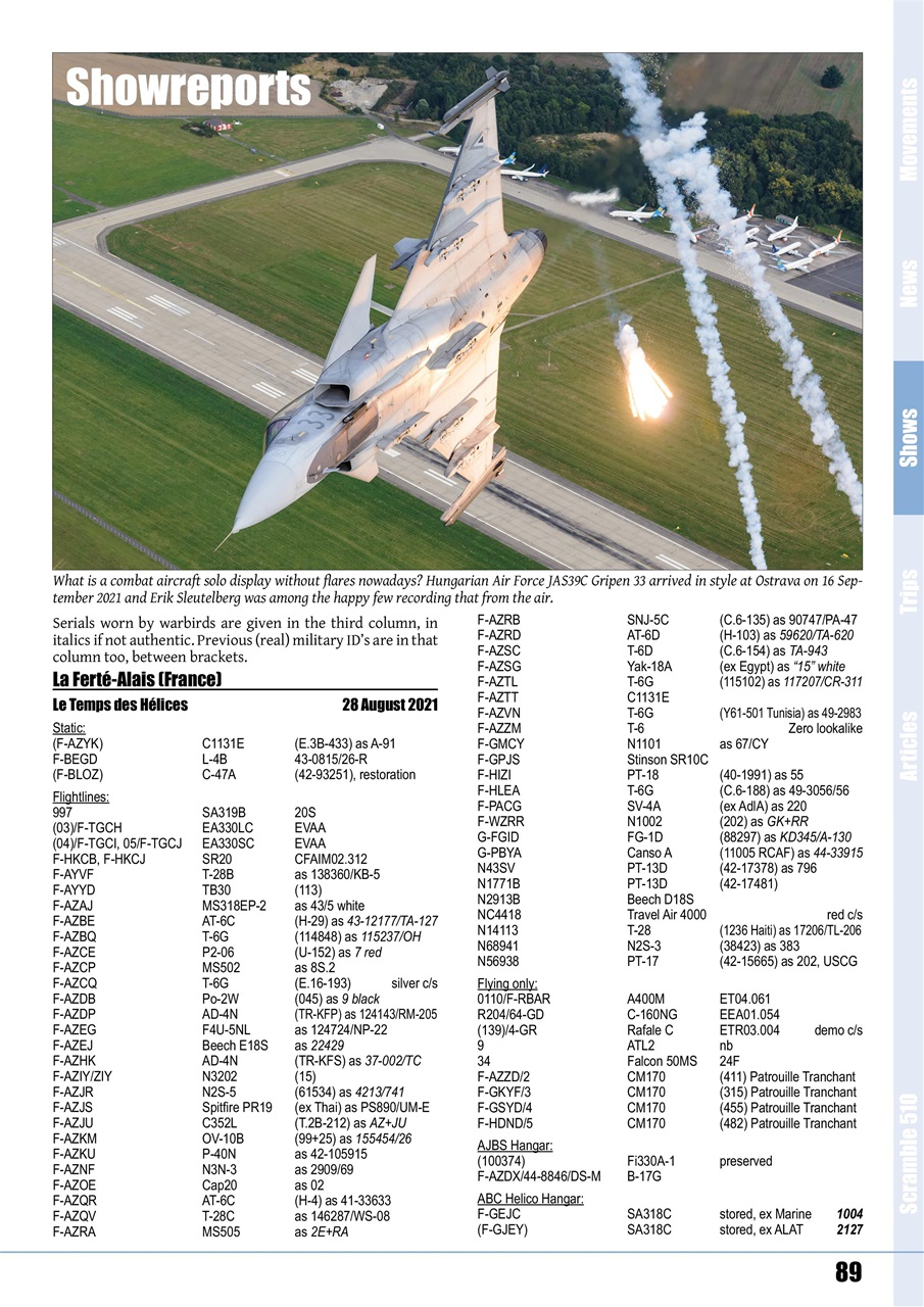 Scramble Magazine Preview Pages