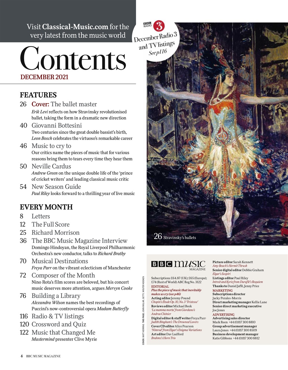 BBC Music Magazine Preview Pages