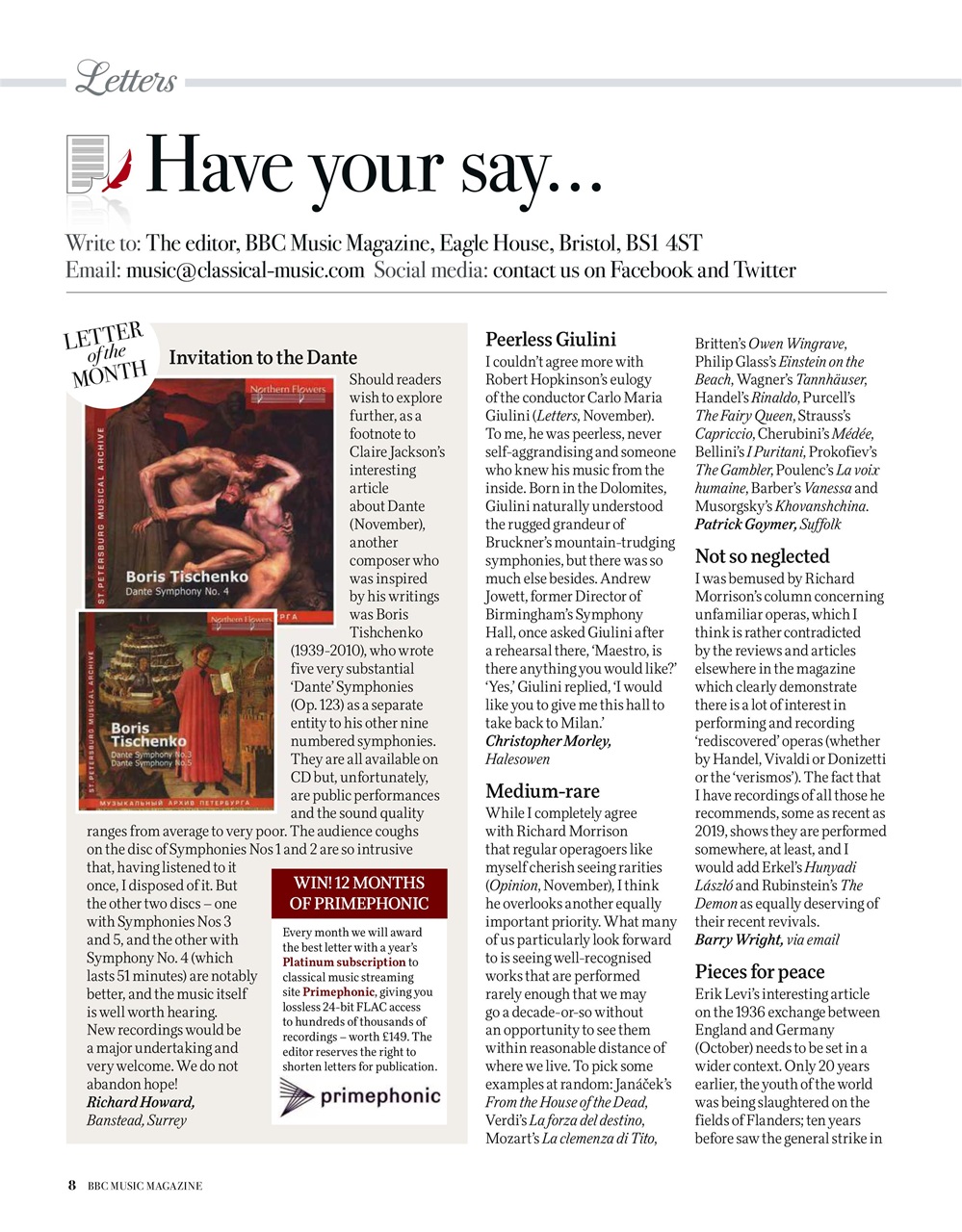 BBC Music Magazine Preview Pages