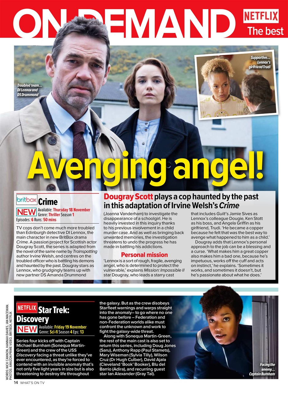 What's on TV Preview Pages