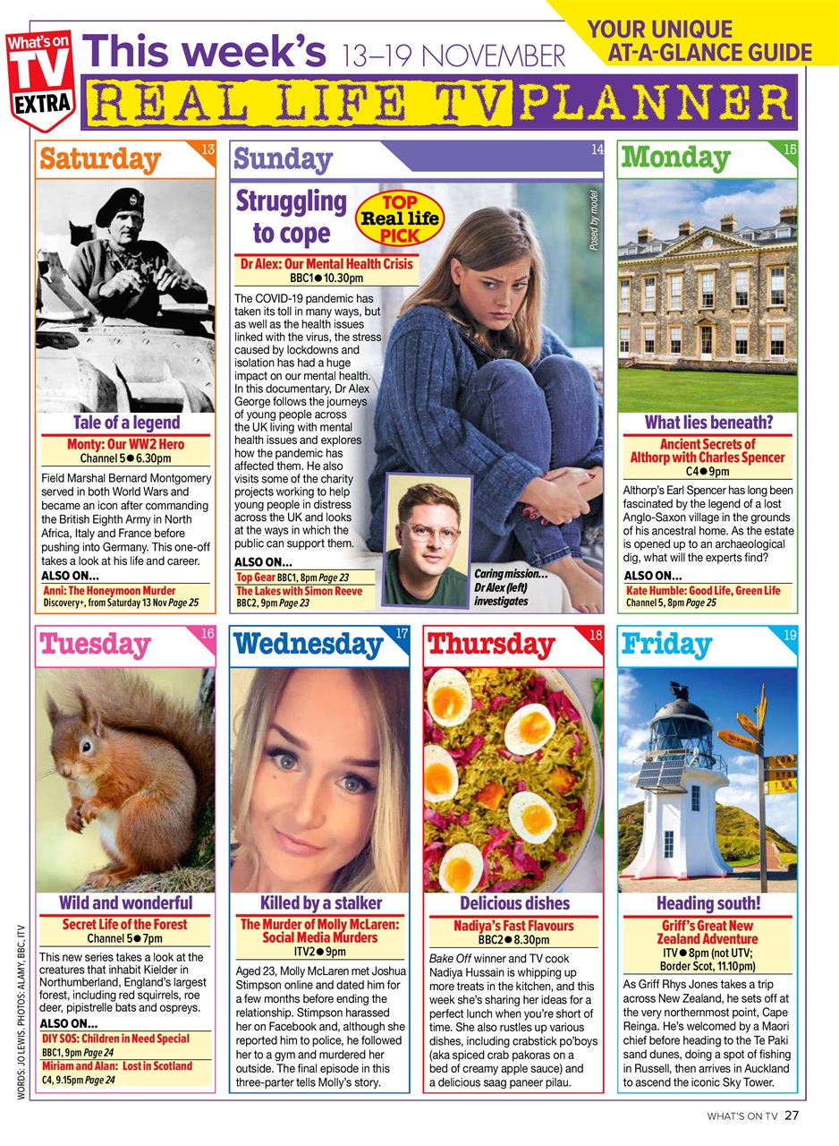 What's on TV Preview Pages