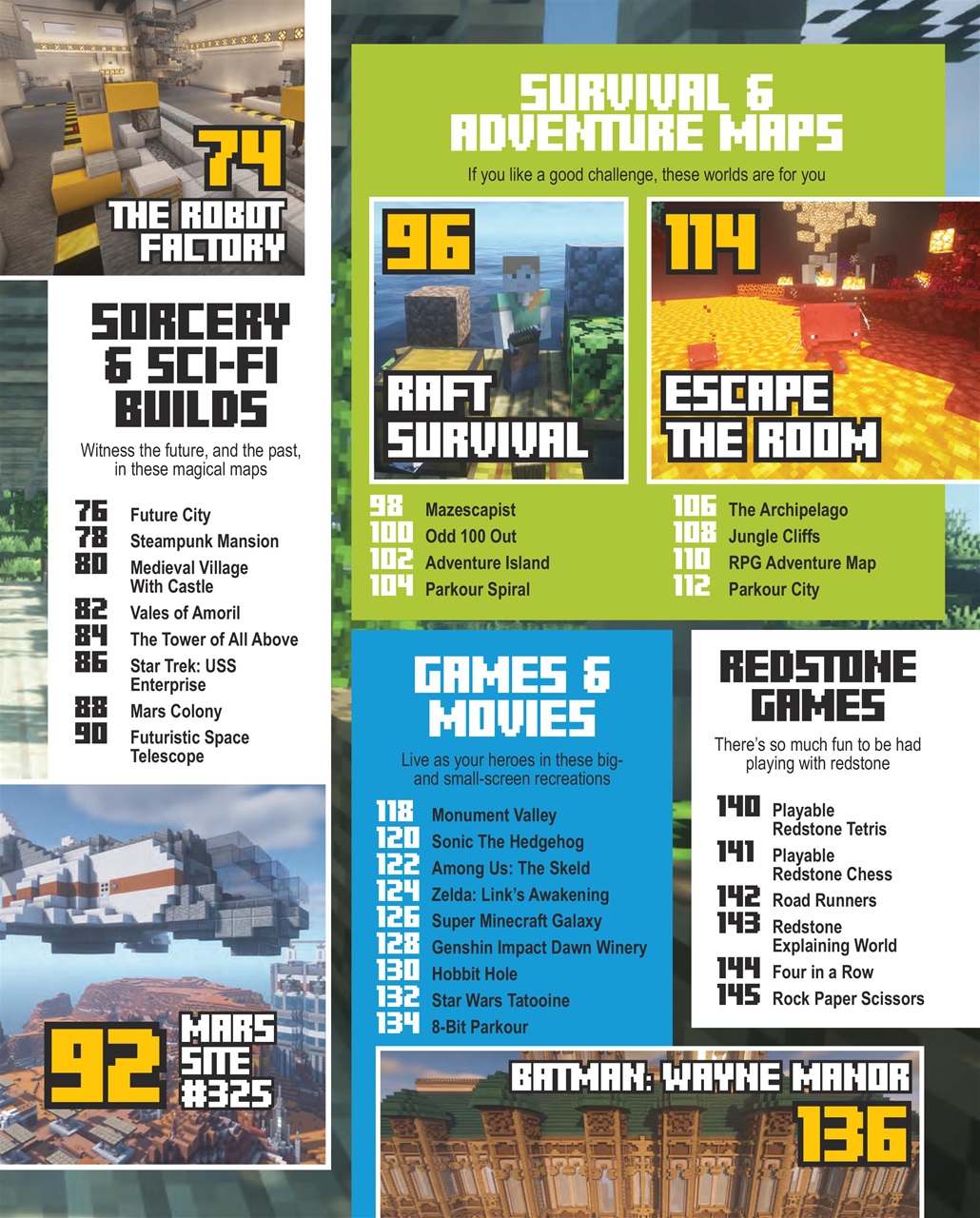 Minecraft World Preview Pages