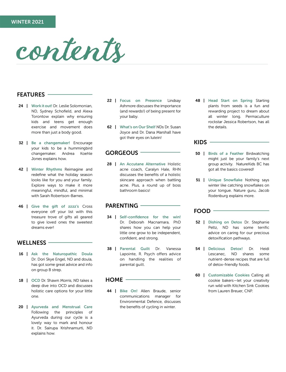 Ecoparent Magazine Preview Pages