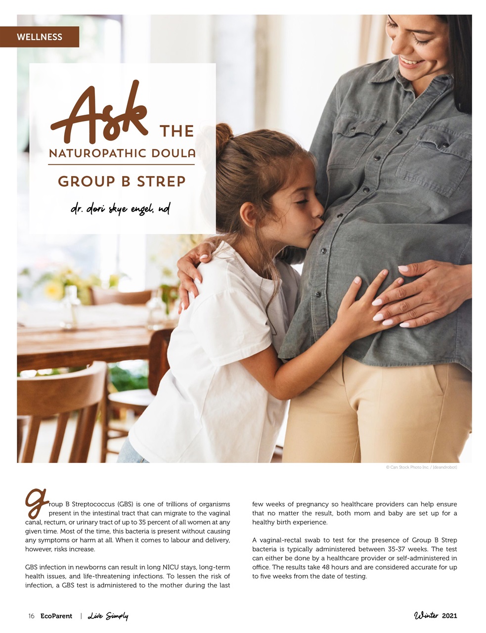 Ecoparent Magazine Preview Pages