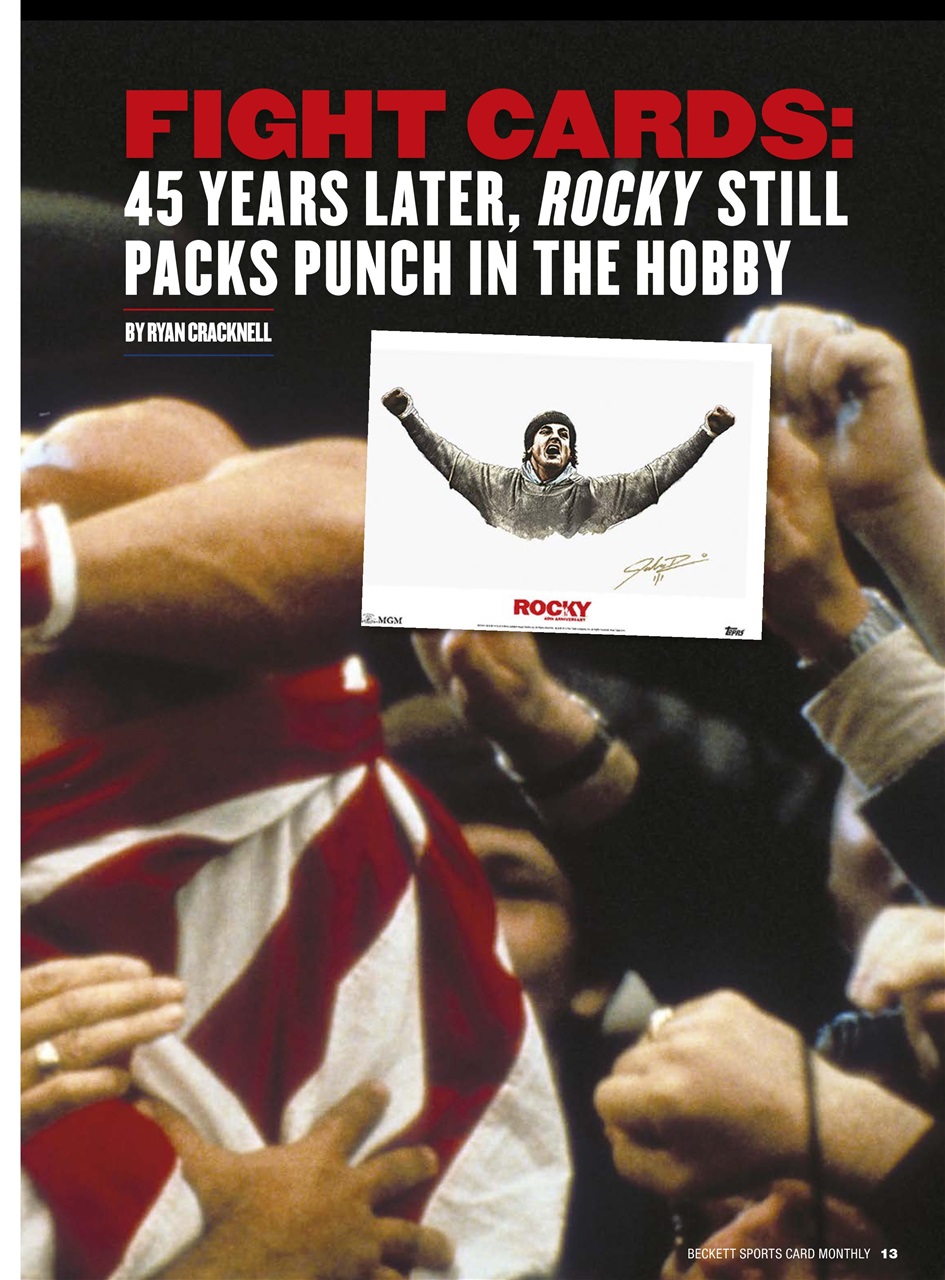 Sports Card Monthly Magazine Preview Pages