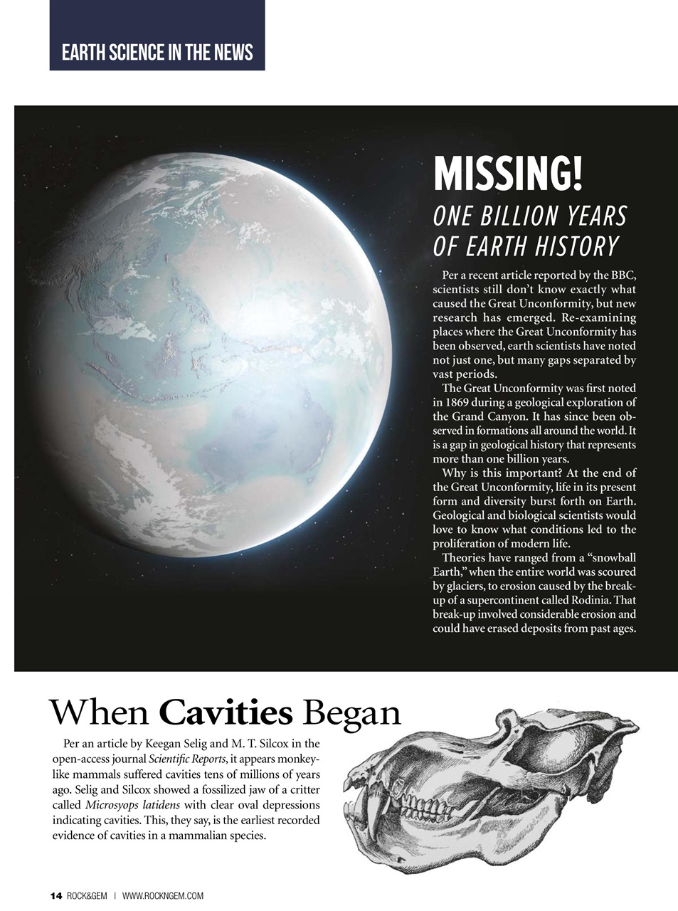 Rock&Gem Magazine Preview Pages