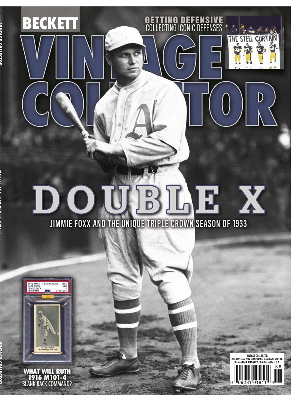Beckett Vintage Collector Magazine Preview Pages