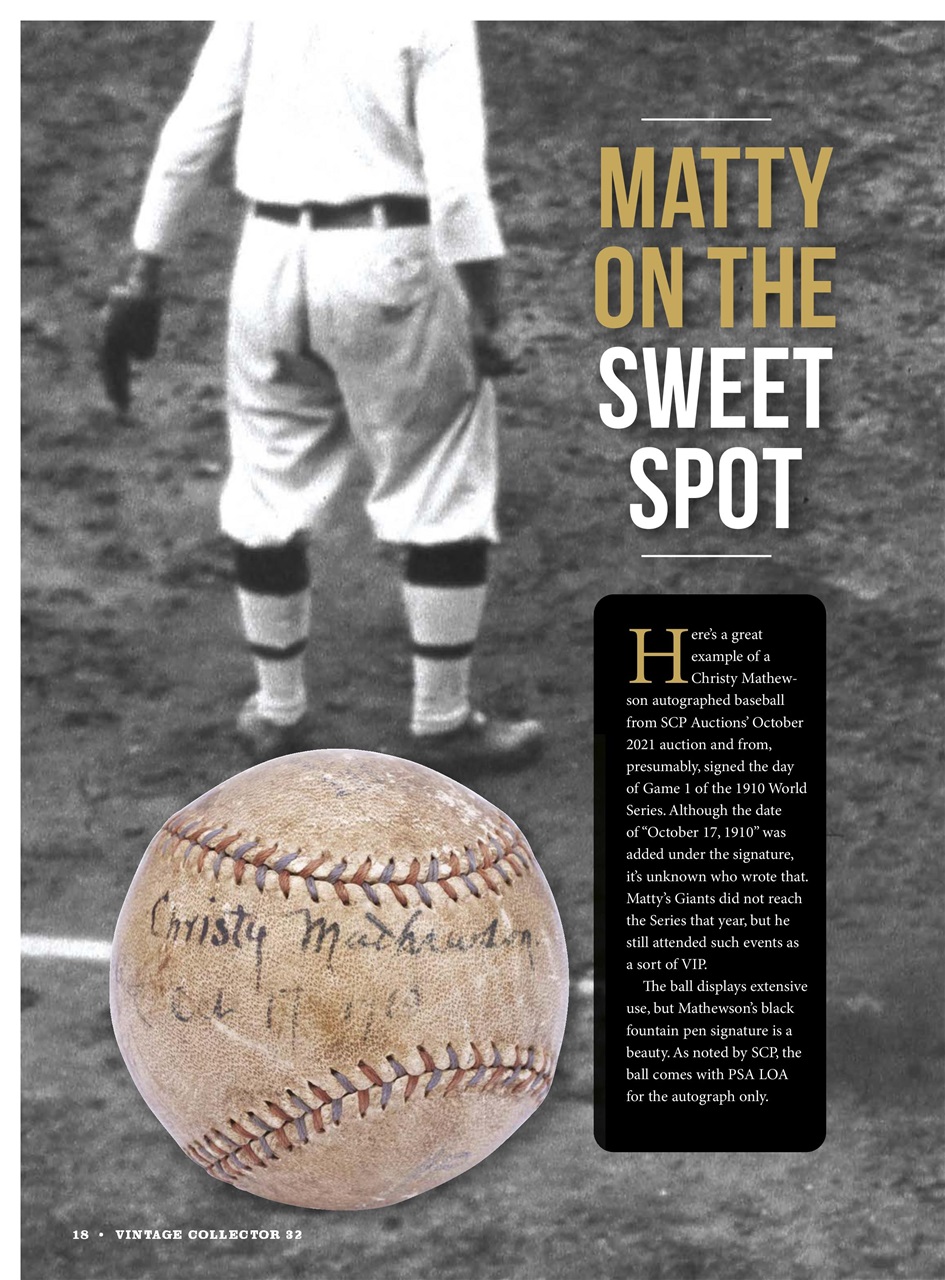 Beckett Vintage Collector Magazine Preview Pages