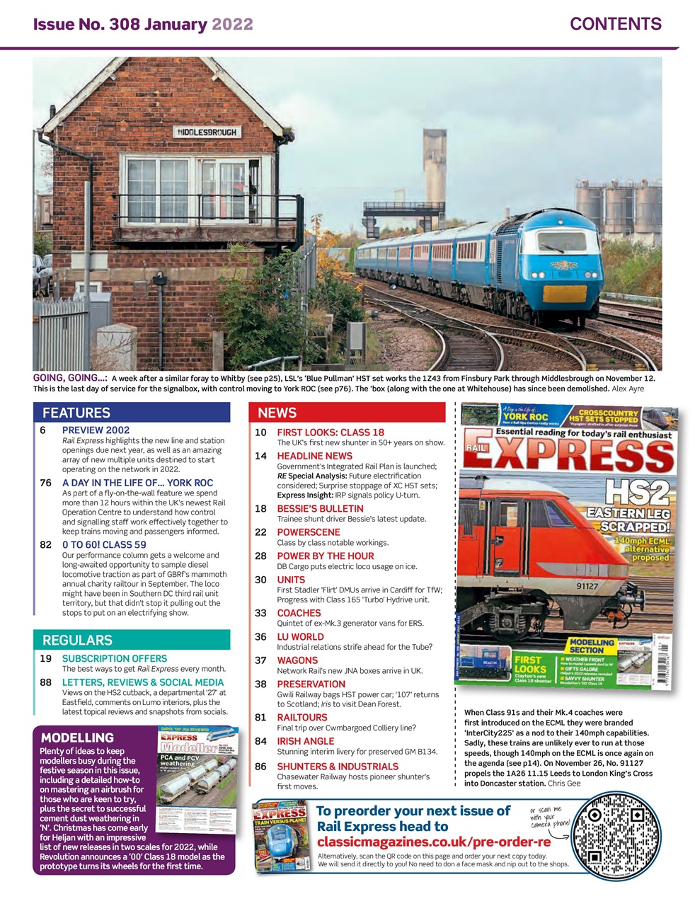 Rail Express Preview Pages