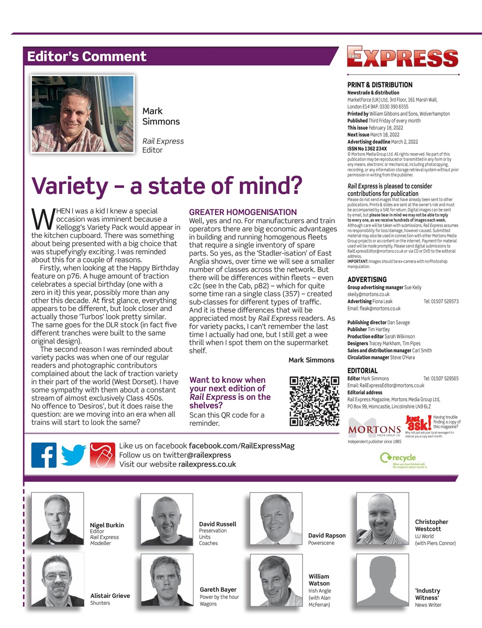 Rail Express Preview Pages