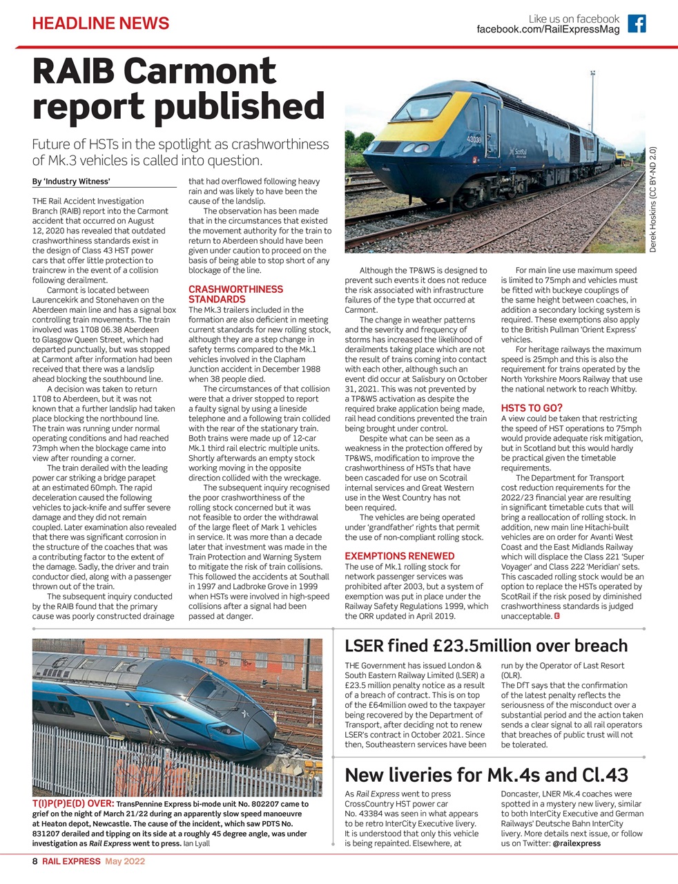 Rail Express Preview Pages