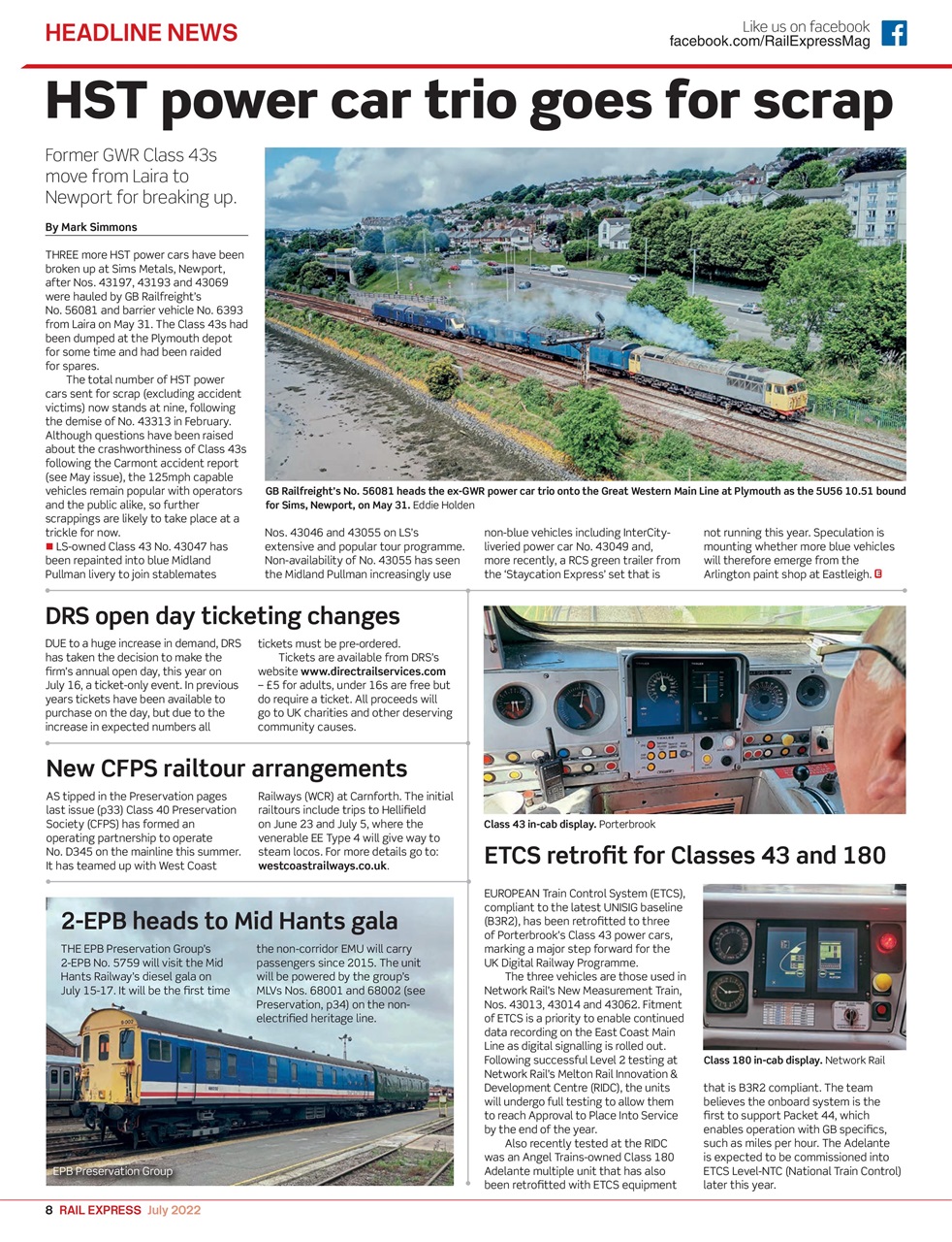 Rail Express Preview Pages