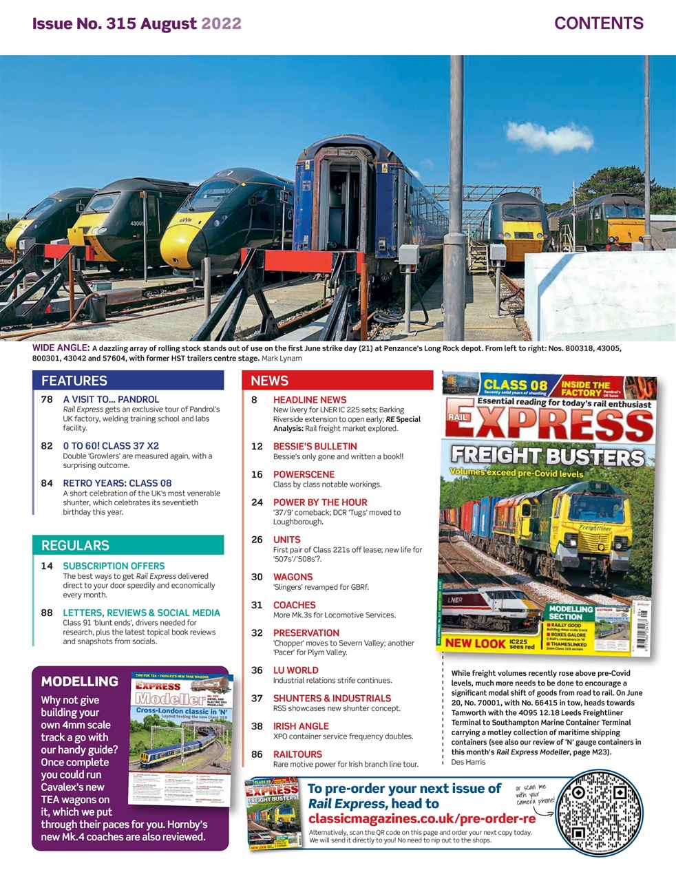 Rail Express Preview Pages