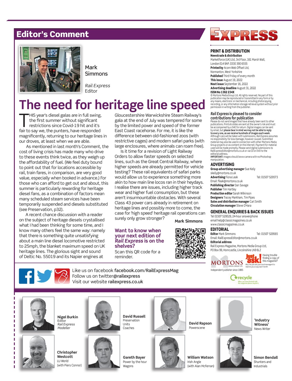 Rail Express Preview Pages