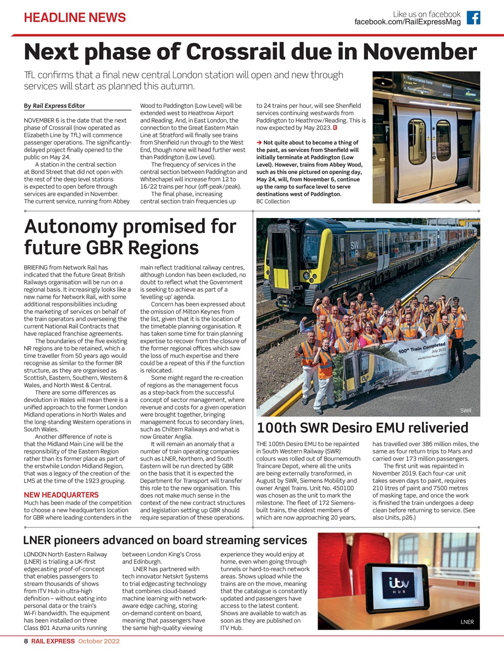 Rail Express Preview Pages
