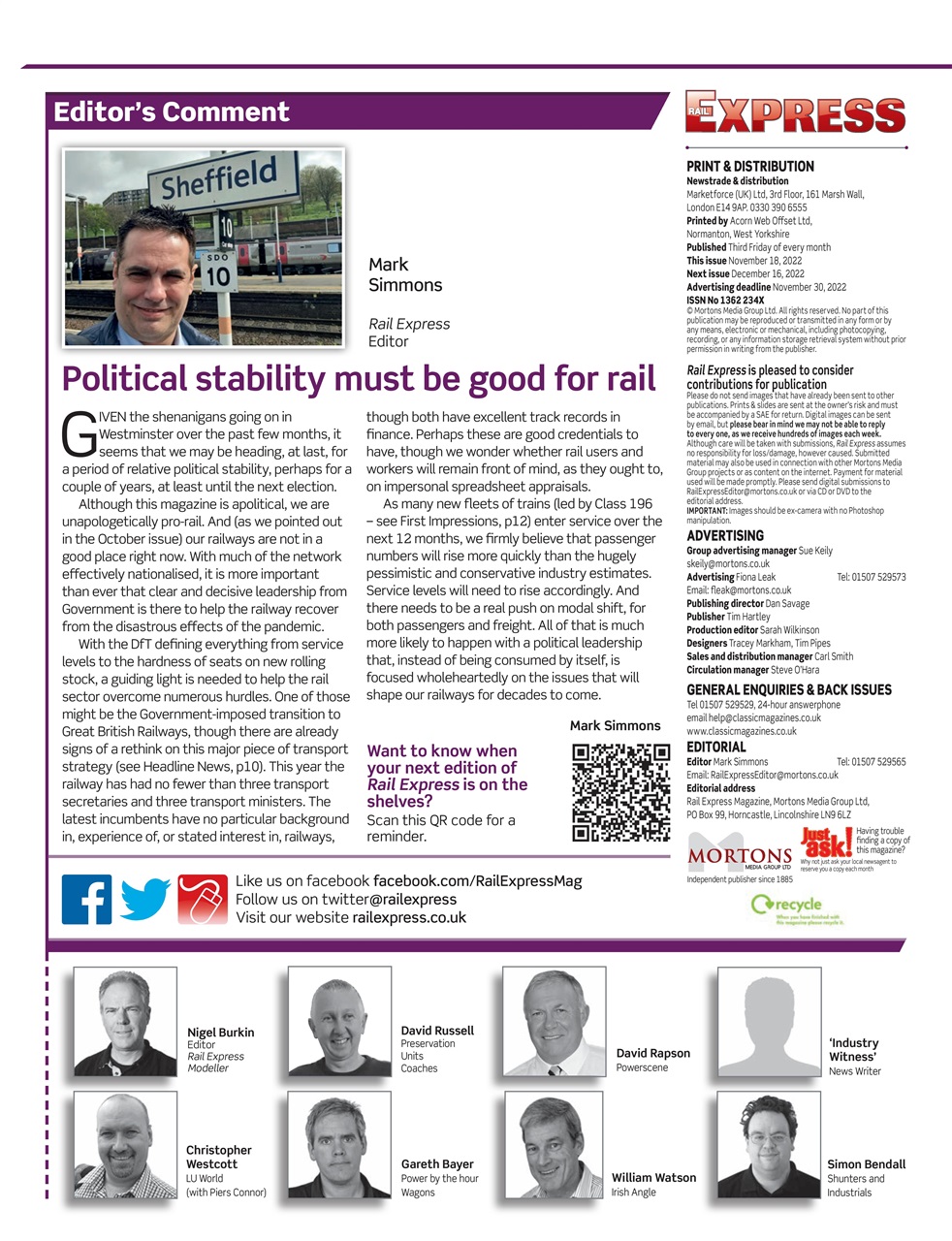 Rail Express Preview Pages