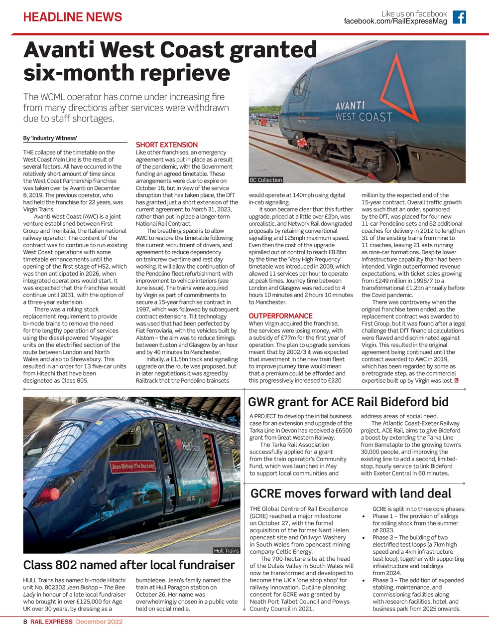 Rail Express Preview Pages
