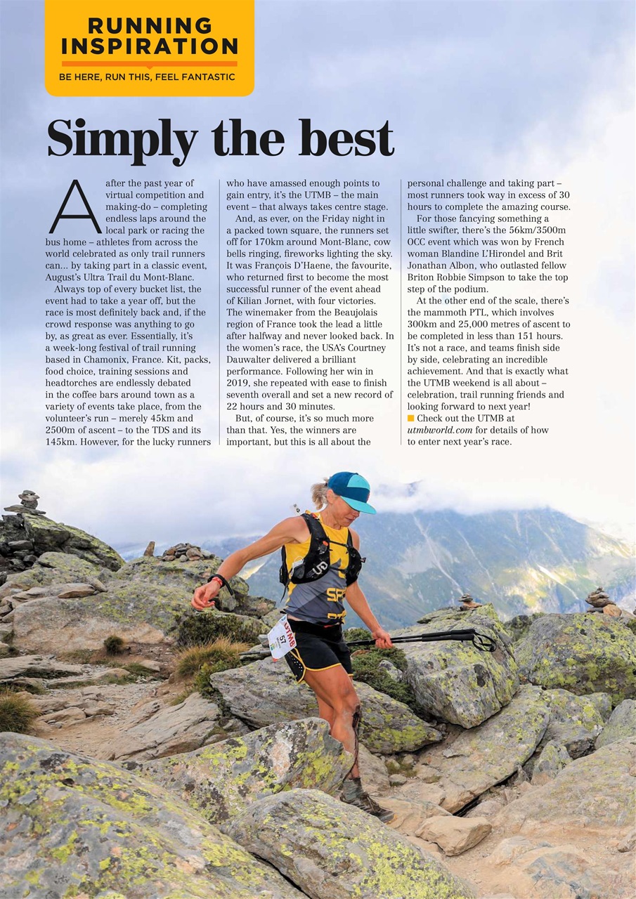 Trail Running Preview Pages