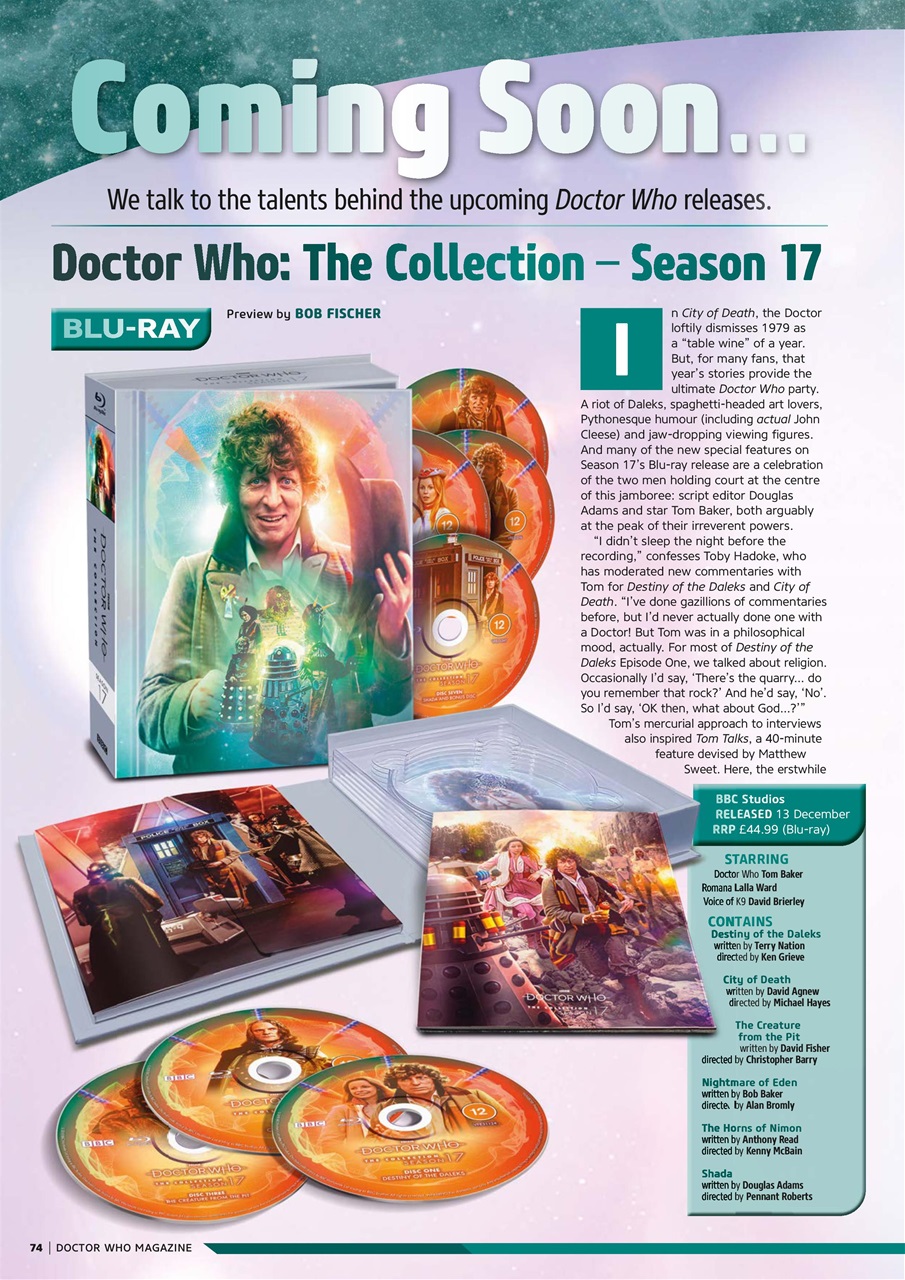 Doctor Who Magazine Preview Pages