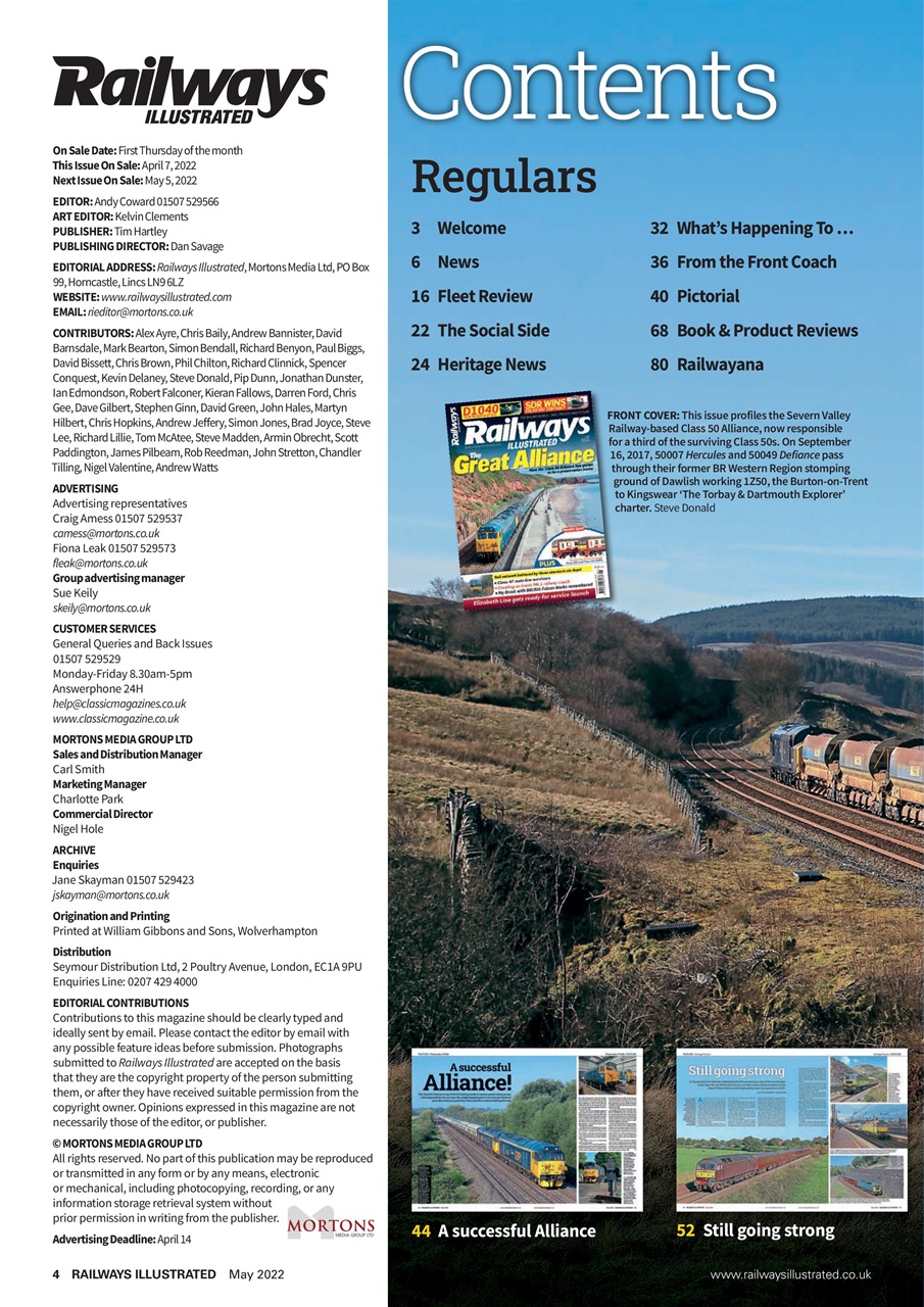 Railways Illustrated Preview Pages