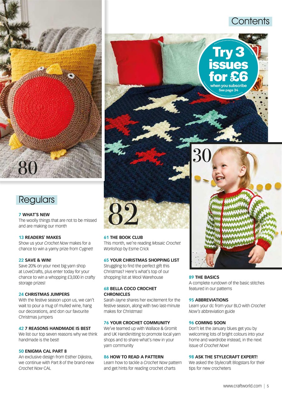 Crochet Now Magazine Preview Pages