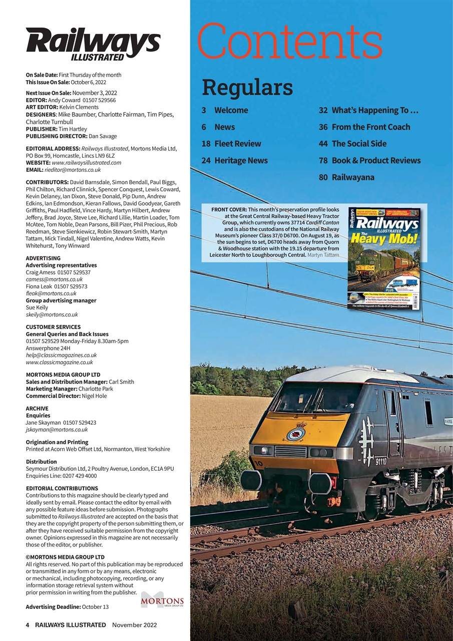Railways Illustrated Preview Pages