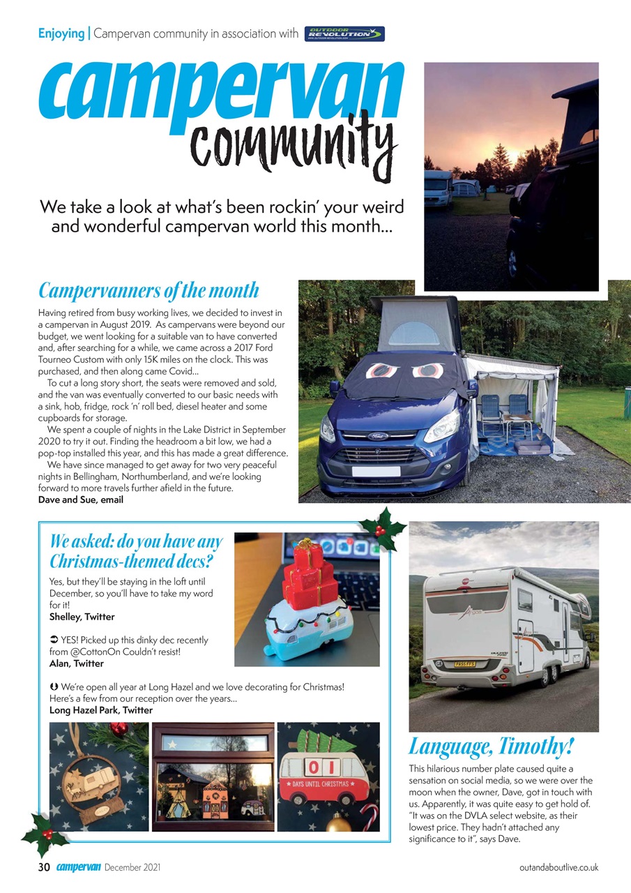 Campervan Preview Pages