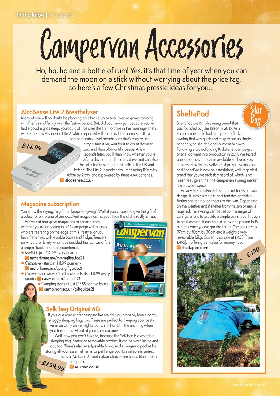 Campervan Preview Pages