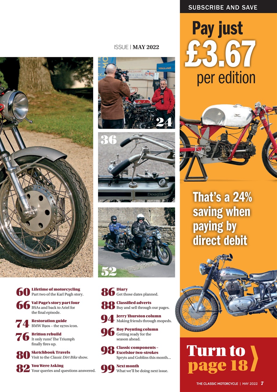 The Classic MotorCycle Preview Pages