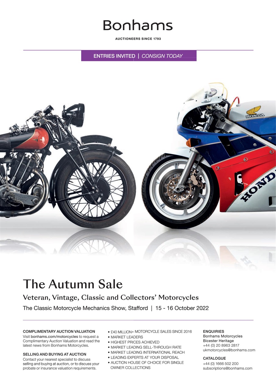 The Classic MotorCycle Preview Pages