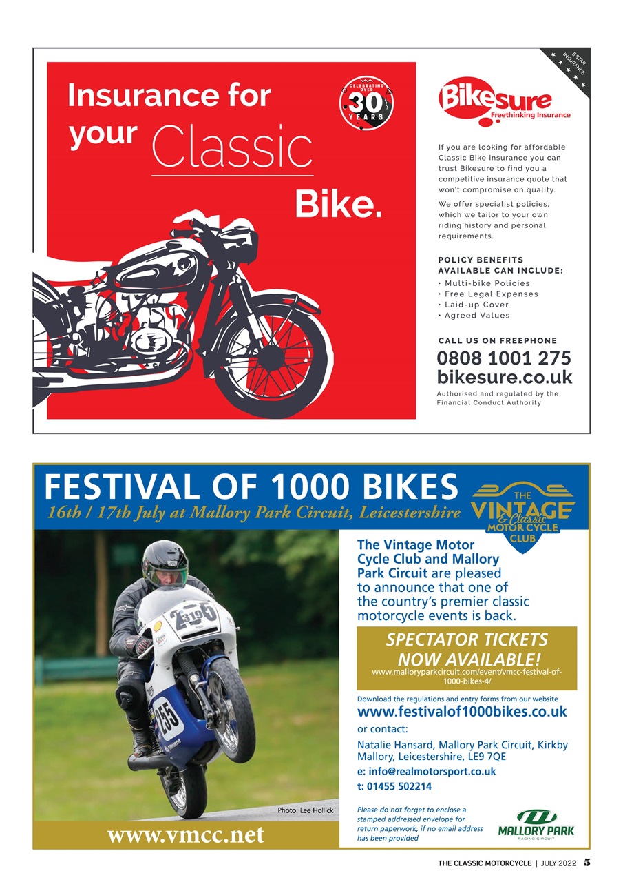 The Classic MotorCycle Preview Pages