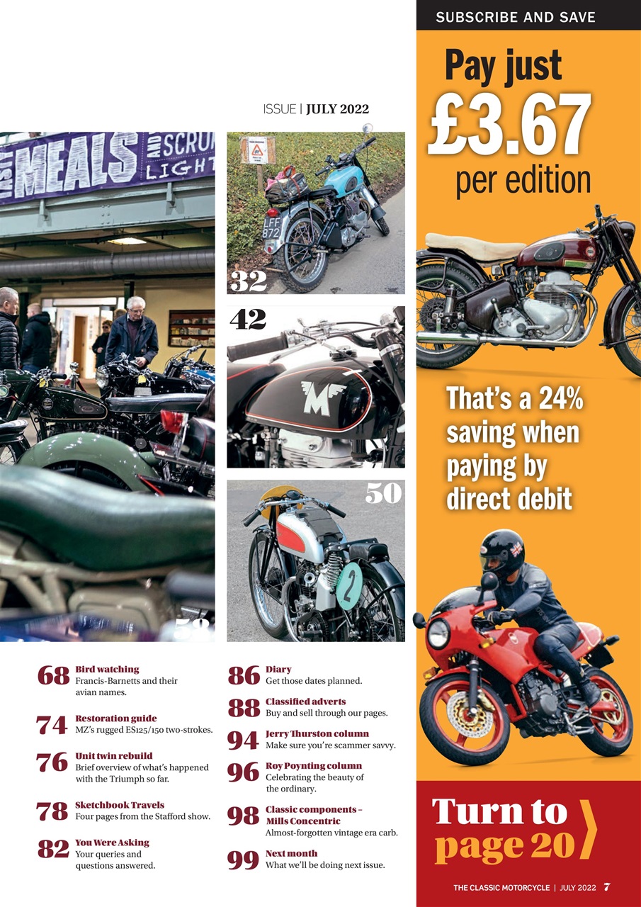 The Classic MotorCycle Preview Pages