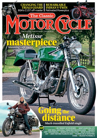 The Classic MotorCycle issue 49-8 - August 2022