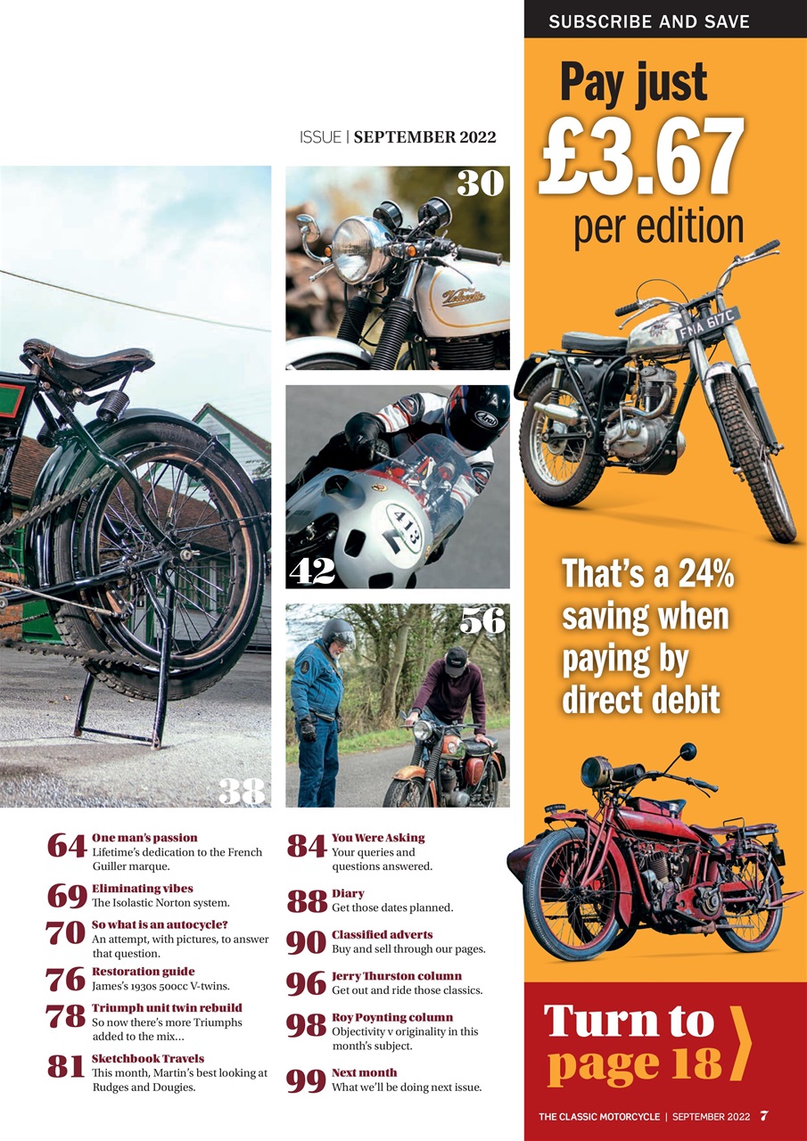 The Classic MotorCycle Preview Pages