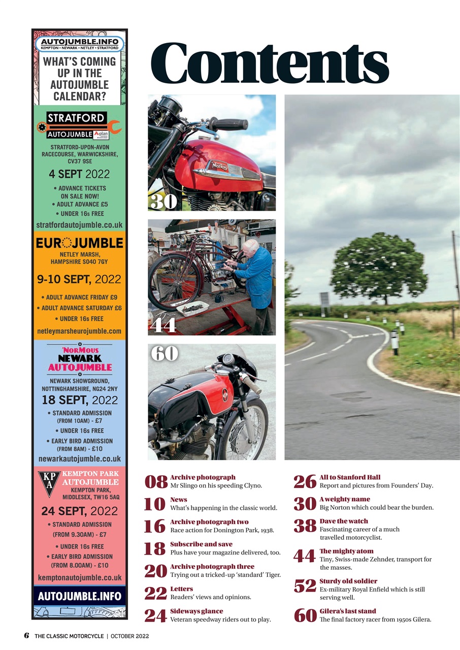 The Classic MotorCycle Preview Pages