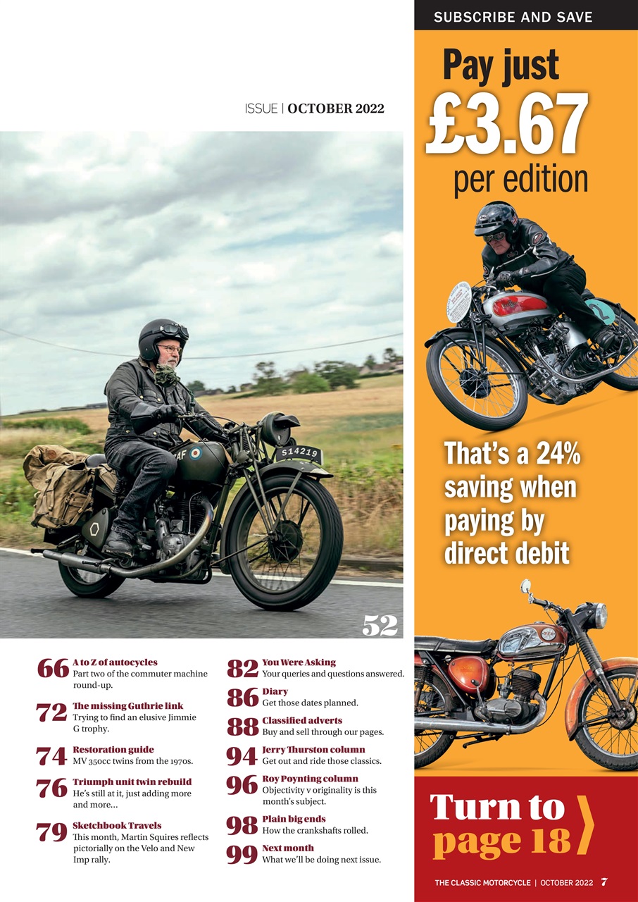 The Classic MotorCycle Preview Pages