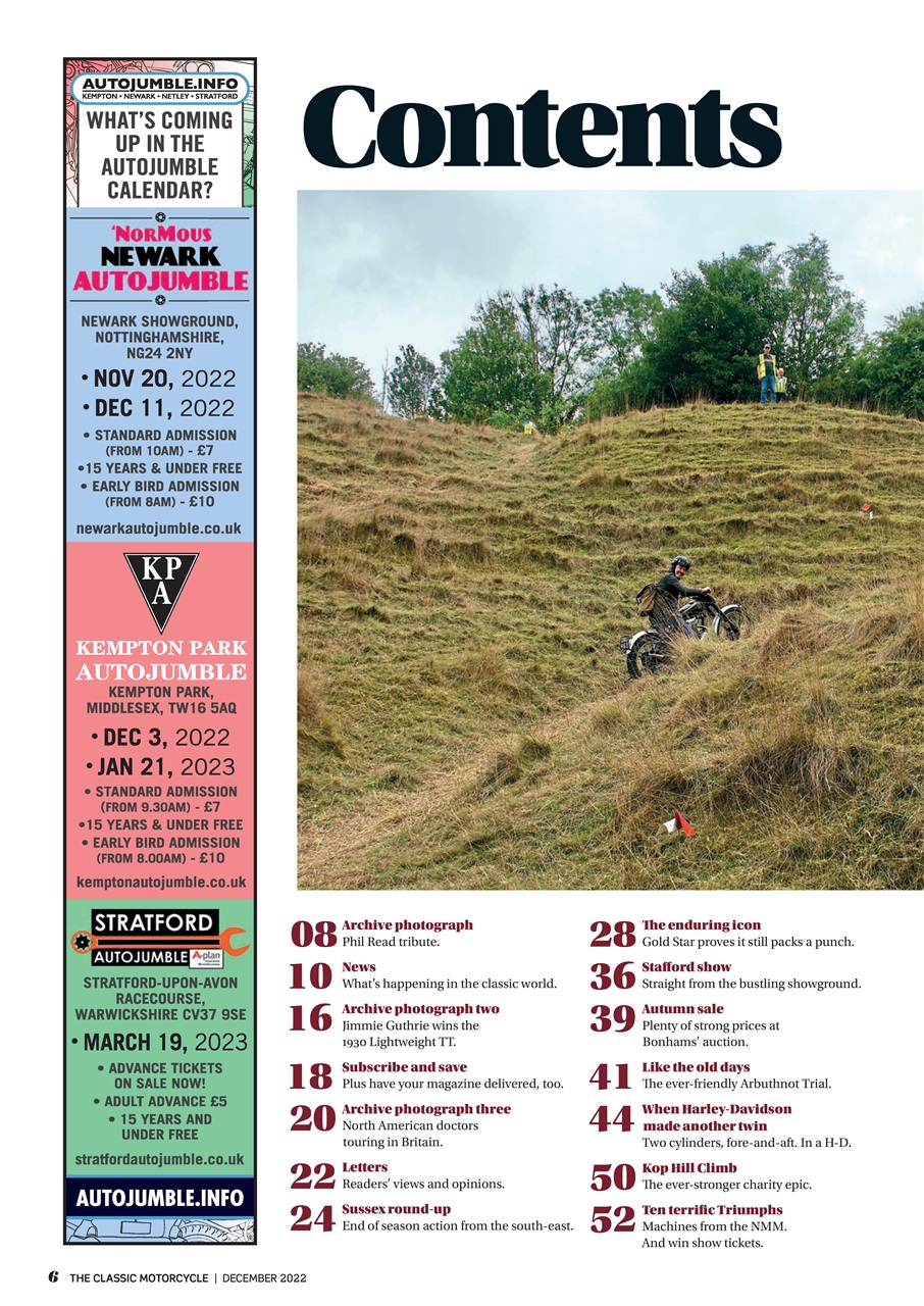 The Classic MotorCycle Preview Pages