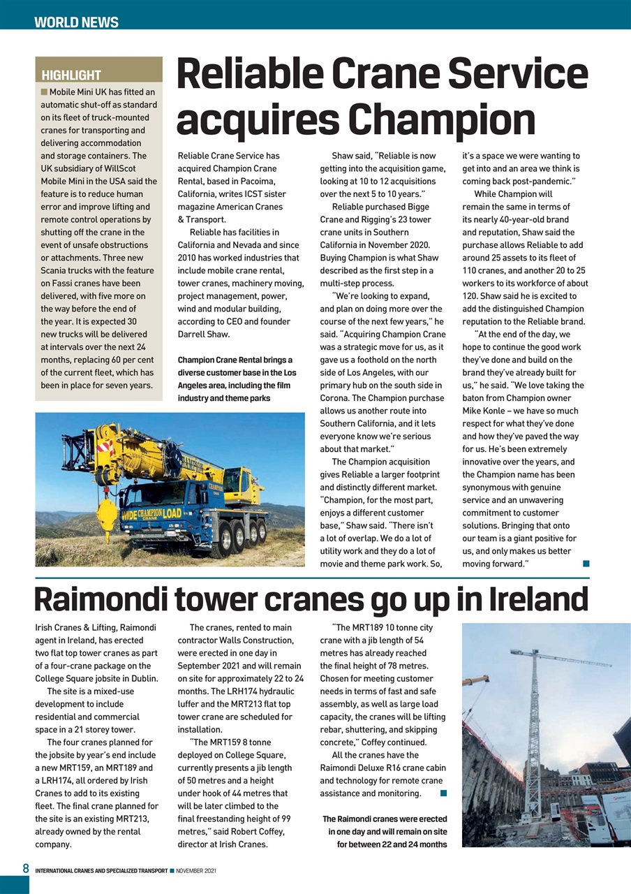 Int. Cranes and Specialized Transp Preview Pages