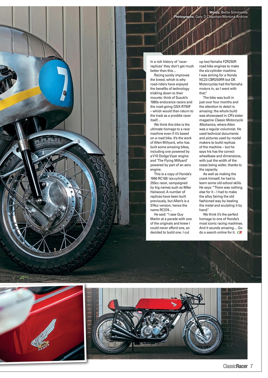 Classic Racer Preview Pages