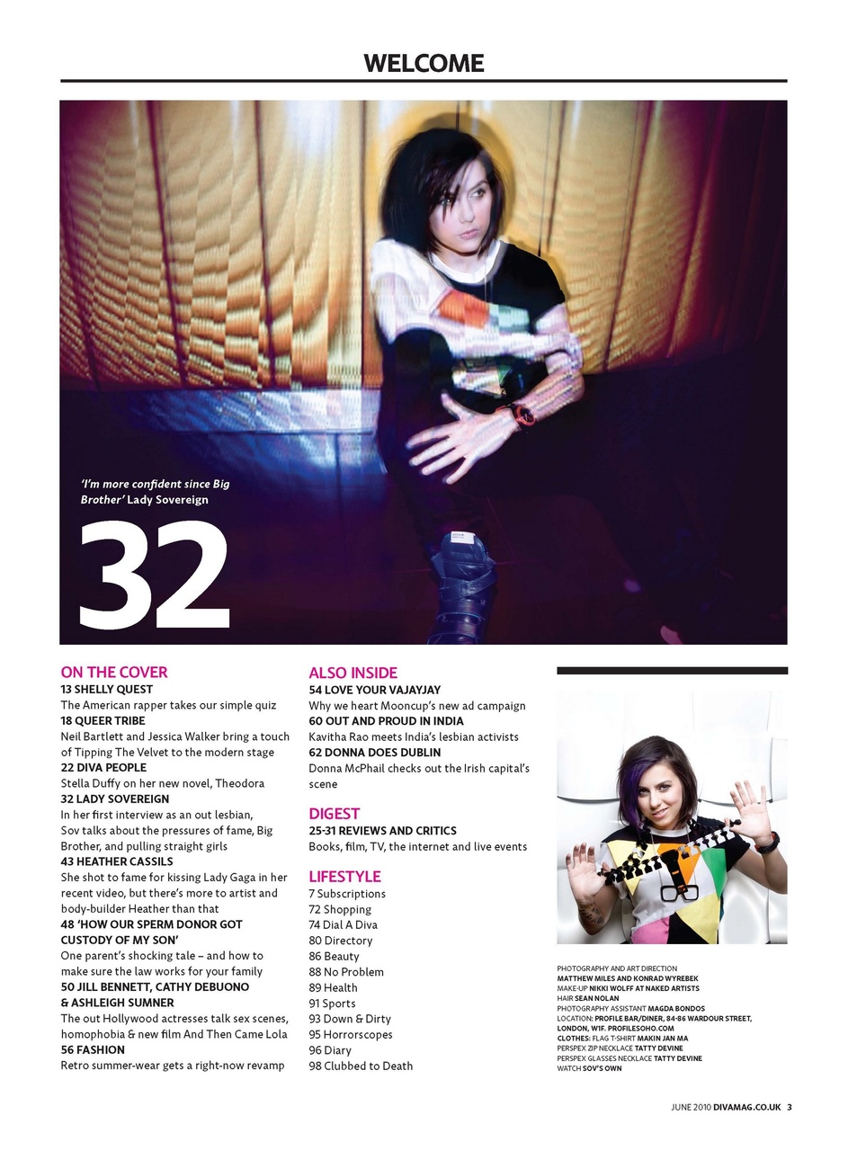 DIVA Magazine Preview Pages