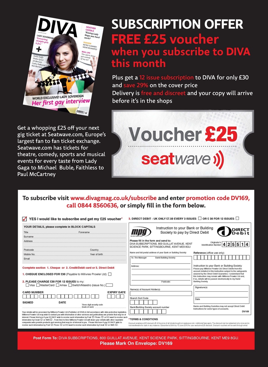 DIVA Magazine Preview Pages