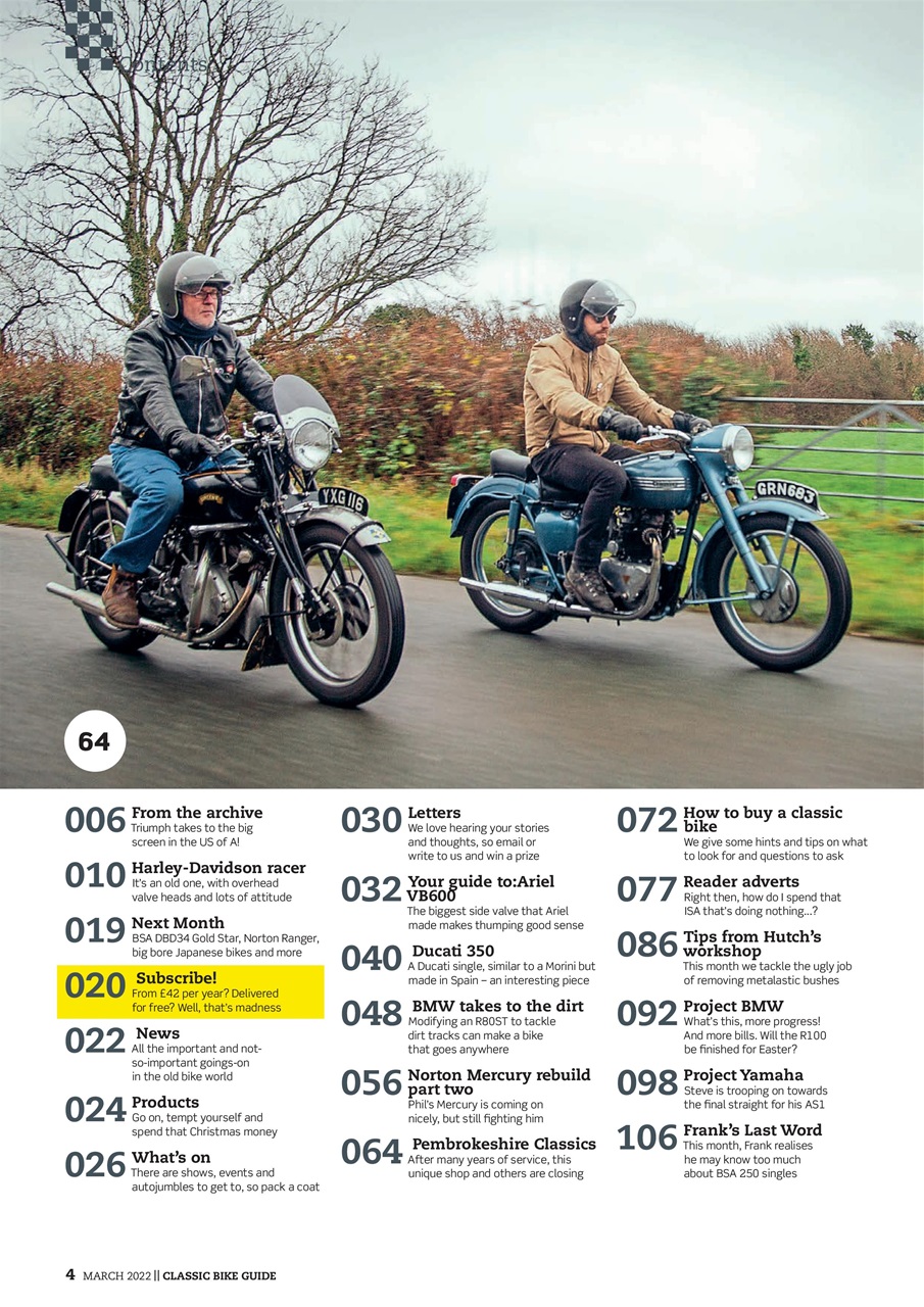 Classic Bike Guide Preview Pages