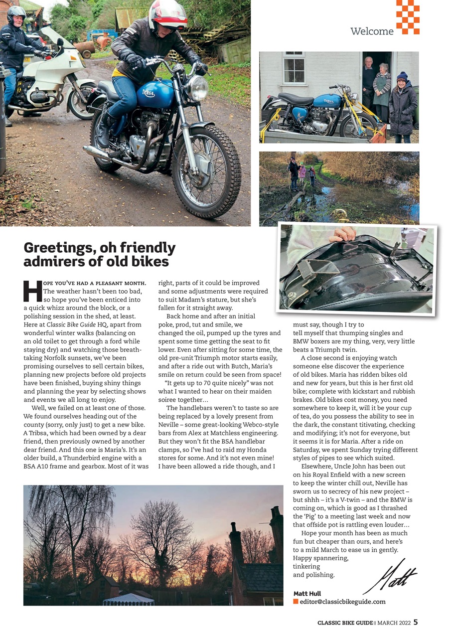 Classic Bike Guide Preview Pages