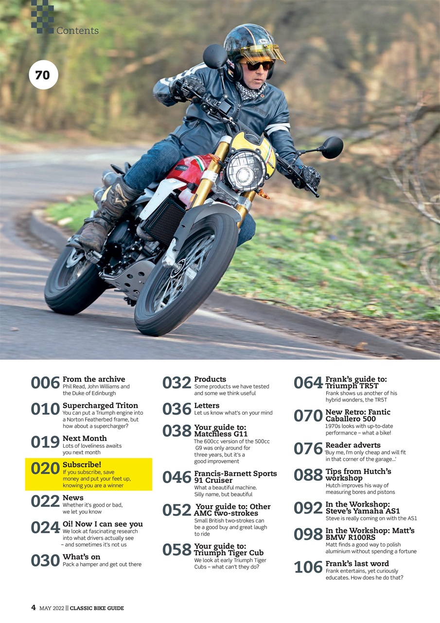 Classic Bike Guide Preview Pages