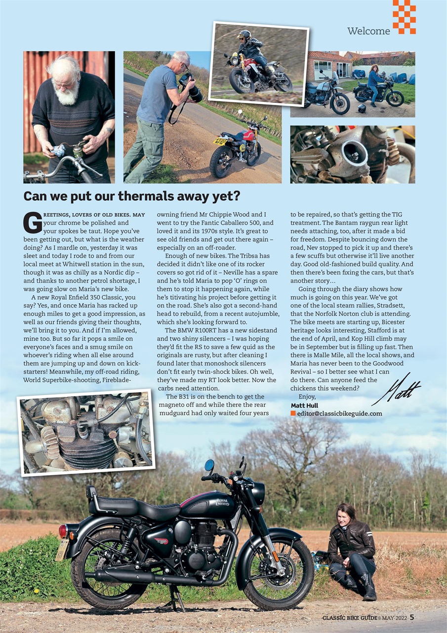 Classic Bike Guide Preview Pages