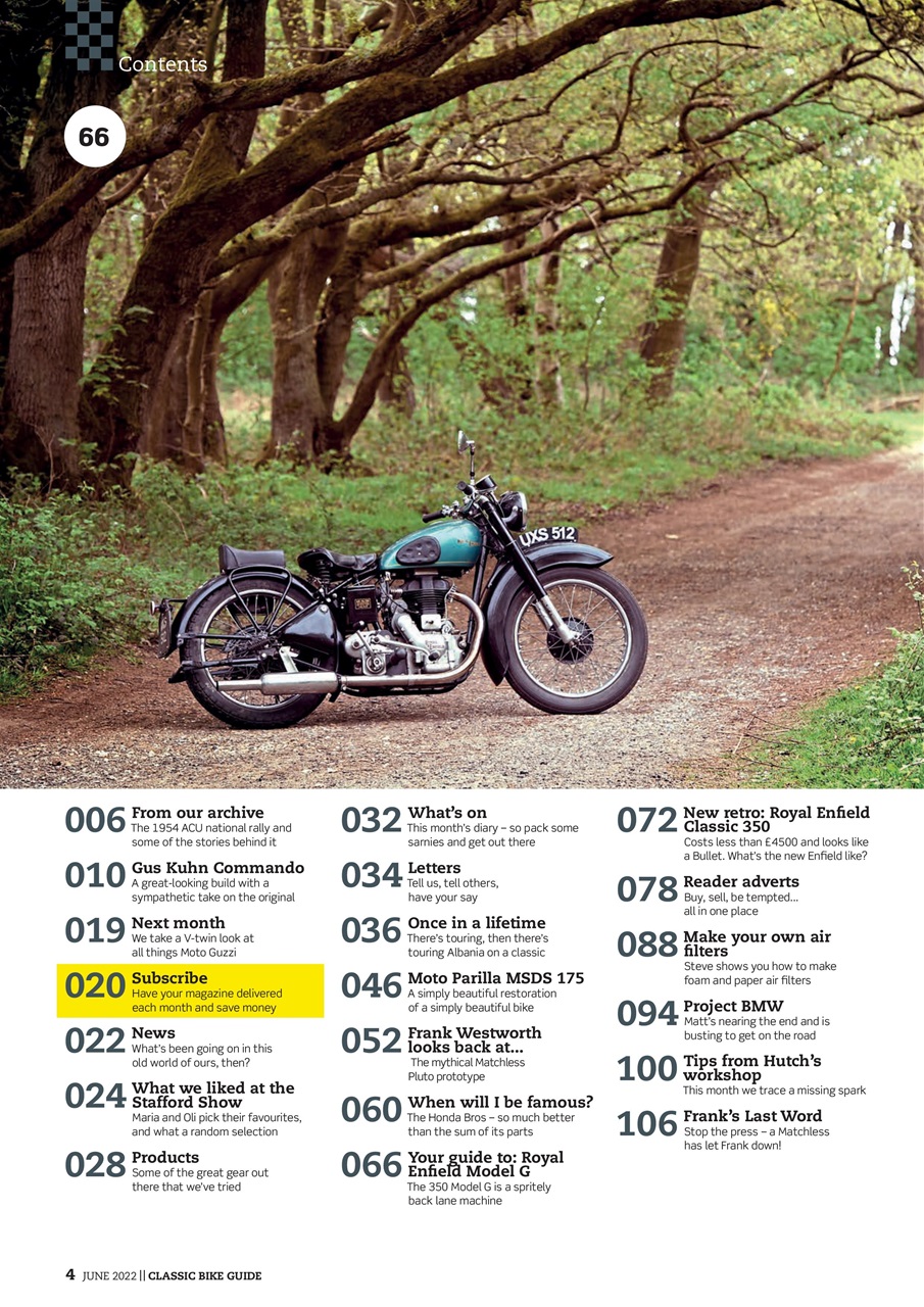 Classic Bike Guide Preview Pages