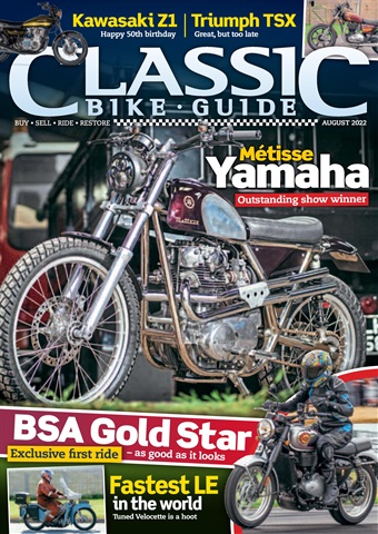 Classic Bike Guide issue 386 - August 2022